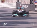 Авария Шумахера на первой практике Гран-при Монако