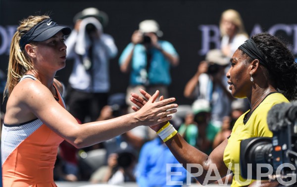 Серена Уильямс и Мария Шарапова встречались на последнем Australian Open