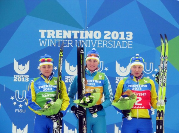 Женская лыжная сборная Украины завоевала золото Универсиады