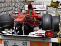 Гран-при Монако: Алонсо разбил болид во время третьей практики